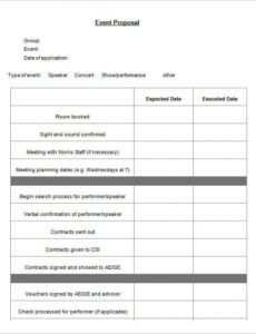 sample 30 event proposal templates  pdf doc event planning event proposal template excel