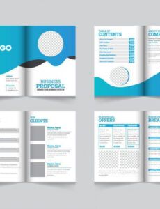 sample business proposal layout or business project proposal template 21581465 vector art at vecteezy graphic design business proposal template excel