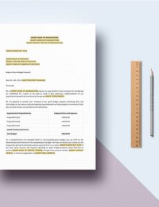 sample grant budget proposal template in word apple pages grant proposal grant budget template pdf