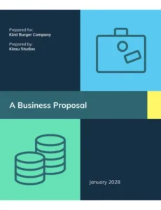 sample perfect business proposal template  venngage small business business proposal template excel