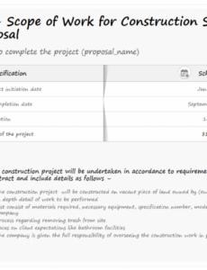 sample top 10 scope of work proposal templates with examples and samples scope of work proposal template doc