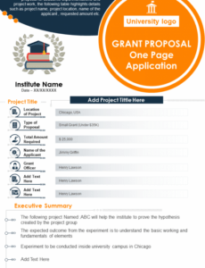 sample top 5 grant report templates with samples and examples one page grant proposal template excel