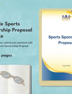 sponsorship proposal in word pages google docs  download  template one page sponsorship proposal template doc