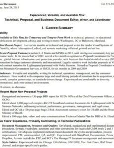 Blank Engineering Technical Proposal Template Excel