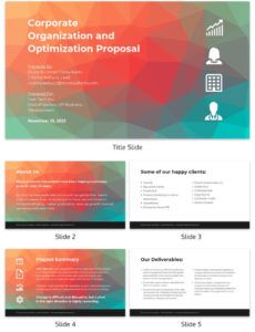 Business Consulting Proposal Template Excel