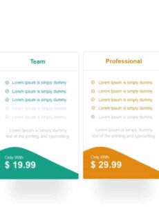 Custom Sales Pricing Proposal Template Pdf Sample