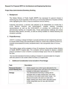 Editable Architects Fee Proposal Template Pdf