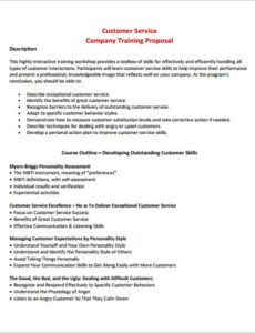 Editable Skills Development Proposal Template Doc