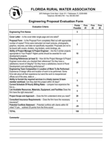 Engineering Technical Proposal Template Excel