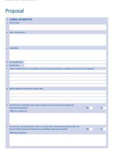 Free Blank Consultancy Technical Proposal Template Doc