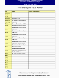 Free  Business Travel Proposal Template Pdf Sample