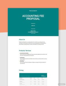 Free Custom Construction Project Management Fee Proposal Template  Sample