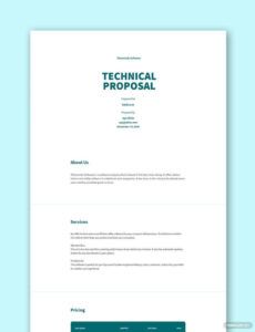 Free Custom Software Pricing Proposal Template Pdf