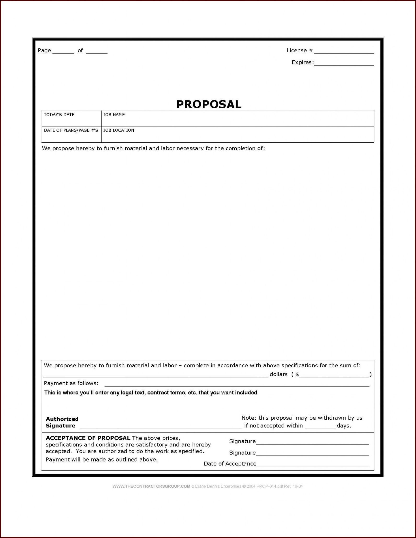 Free Printable Building Design Fee Proposal Template  Sample