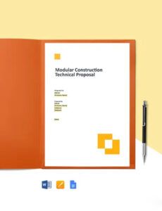 Free Printable Engineering Technical Proposal Template Excel Sample