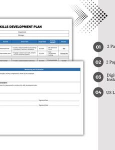 Free Printable Skills Development Proposal Template