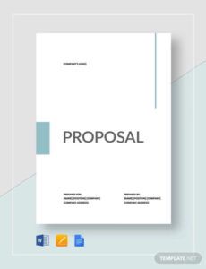 Free Printable Technical And Commercial Proposal Template