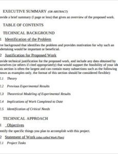 Free  Software Technical Proposal Template Doc