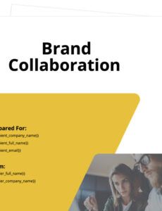 Influencer Collaboration Proposal Template Pdf Sample