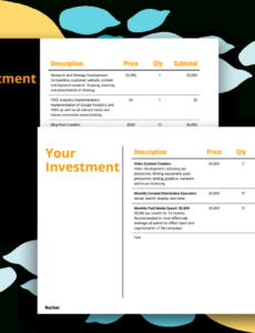 Job Promotion Proposal Template