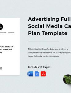 Printable Advertising Campaign Proposal Template Pdf Sample