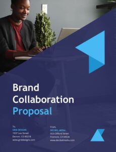 Printable Business Collaboration Proposal Template Pdf Sample