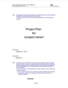 Printable Software Technical Proposal Template Pdf Sample