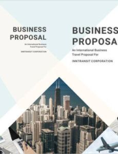 printable travel proposal  20 examples format pdf tips travel agency proposal template pdf