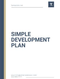 Skills Development Proposal Template