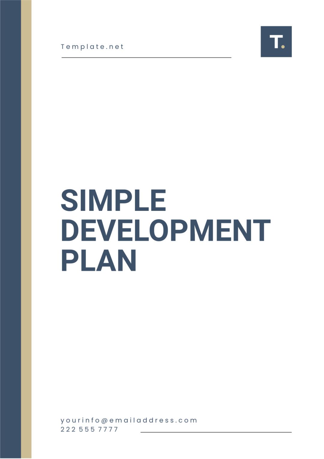 Skills Development Proposal Template