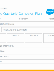 Blank Fundraising Campaign Proposal Template Pdf