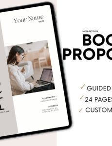 Blank Non Fiction Book Proposal Template Doc Sample