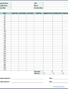 editable free printable timesheet templates excel word pdf  fillable form 2024 weekly time management template pdf