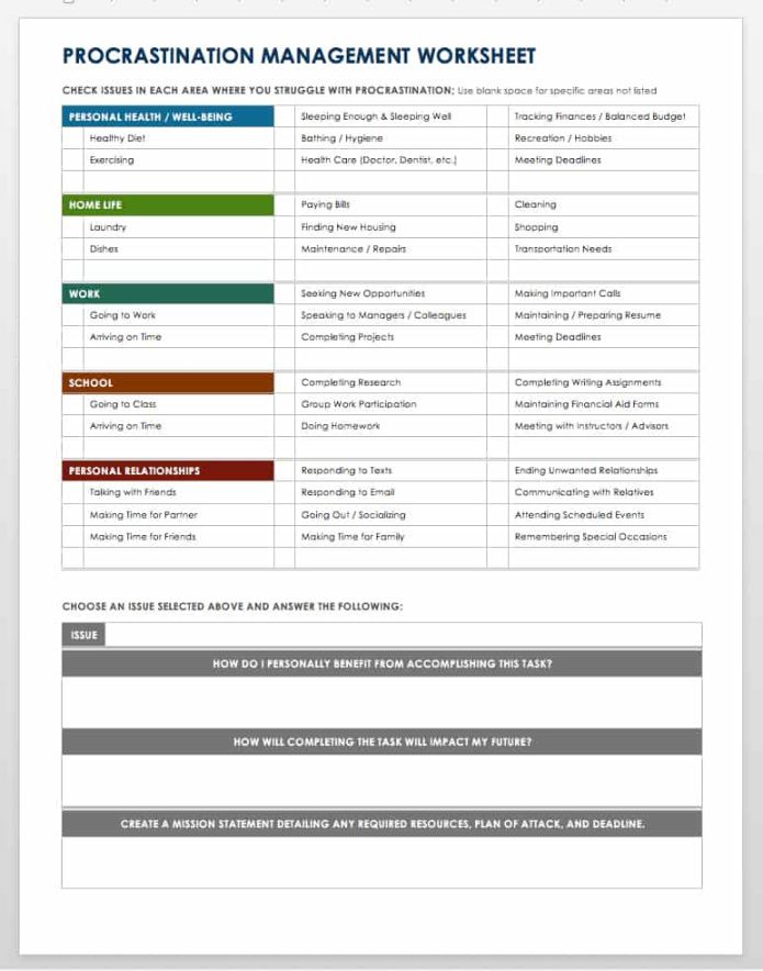 editable free time management templates  smartsheet work time management template word