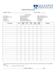 editable nursing time sheetpdf  docdroid nursing time management template word