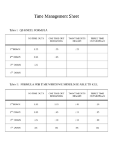 free 2024 time management  fillable printable pdf &amp;amp; forms  handypdf student time management template excel