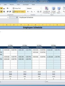 free employee and shift schedule templates work time management template doc