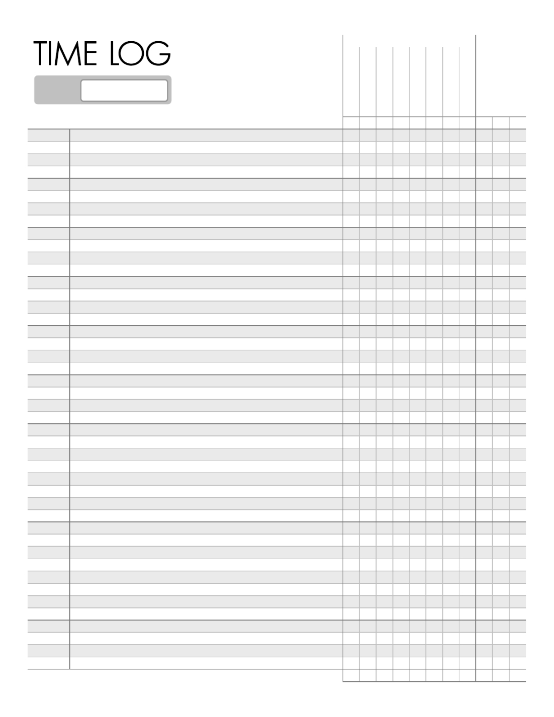 free printable time management worksheets template  edit fill sign online  handypdf personal time management template excel