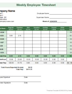 free timesheet template  free simple time sheet for excel weekly time management template word