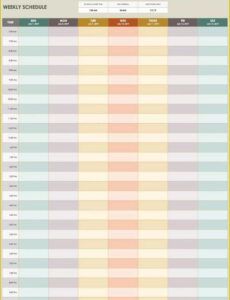 printable time management schedule template work time management template excel