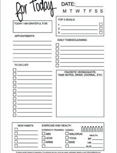 sample time management forms free printable  free printable personal time management template