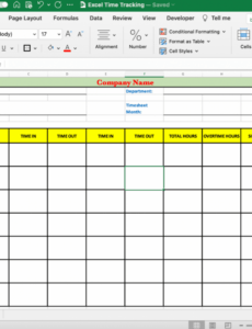 tracking sheet excel template  image to u monthly time management template