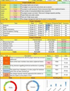 Blank Weekly Task Management Template Excel Sample