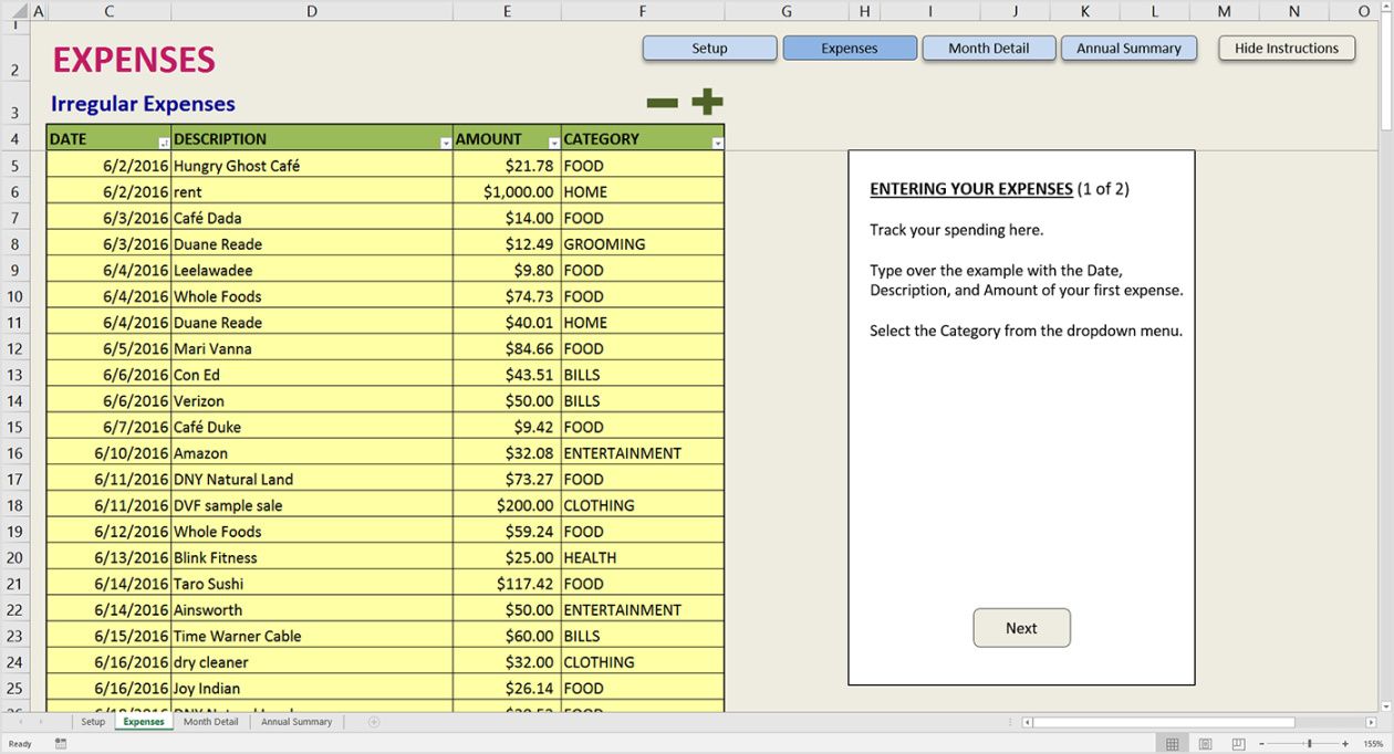 editable simple income expense spreadsheet — dbexcel simple income expense spreadsheet template excel