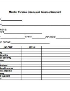 free 13 sample expense statement templates in pdf  ms word personal monthly income and expense template pdf