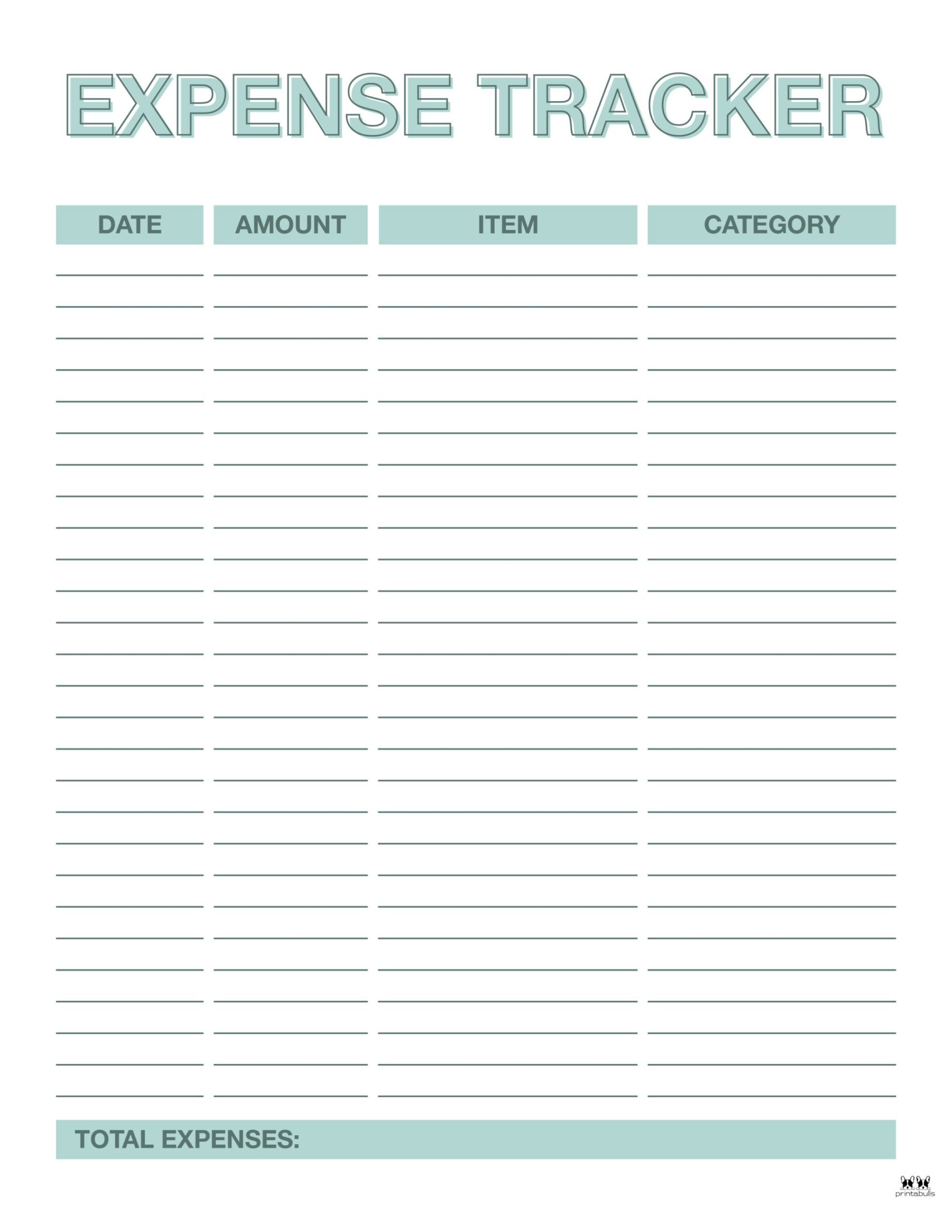 free printable income expense tracker personal monthly income and expense template word