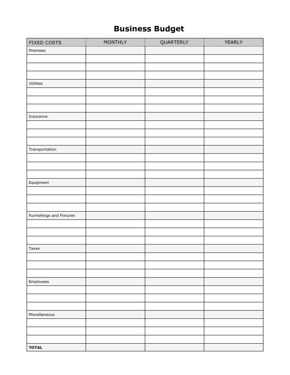 printable monthly expenses list template  jbnored small business monthly expense template doc