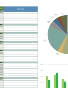 printable revenue spreadsheet template  10 personal income and expenses spreadsheet  excel   twelve 12 month income and expense template doc