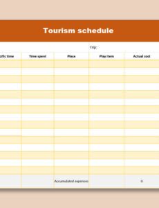 blank online travel itinerary template