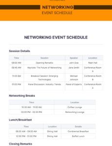 free printable corporate event itinerary template word sample